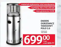 Selgros Ogrzewacz tarasowy Enders oferta