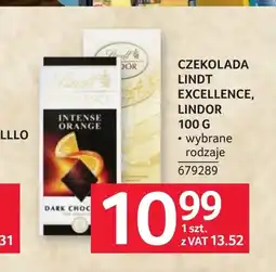 Selgros Czekolada Lindt oferta
