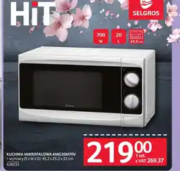 Selgros Kuchenka mikrofalowa Amica oferta