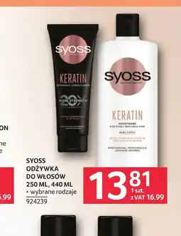 Selgros Odżywka do włosów Syoss oferta