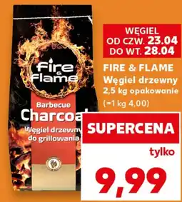 Kaufland Węgiel drzewny Fire & Flame oferta