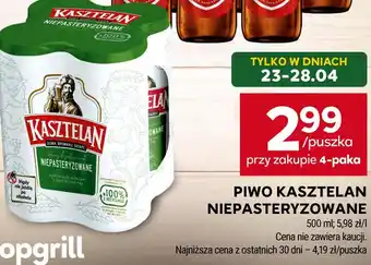 Stokrotka PIWO KASZTELAN NIEPASTERYZOWANE oferta
