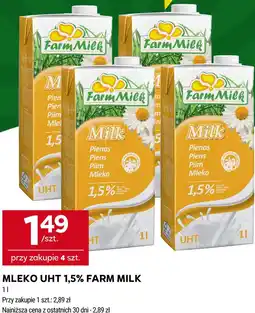 Stokrotka MLEKO UHT 1,5% FARM MILK oferta