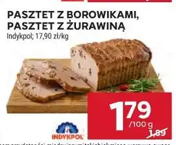 Stokrotka PASZTET Z BOROWIKAMI, PASZTET Z ŻURAWINĄ Indykpol oferta
