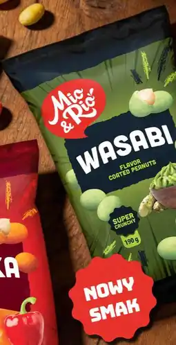 Stokrotka Orzeszki WASABI FLAVOR COATED PEANUTS Mio & Rio oferta