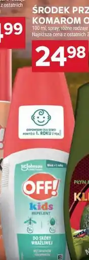 Stokrotka Środek przeciw komarom OFF! KIDS oferta