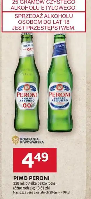 Stokrotka PIWO PERONI oferta