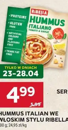 Stokrotka HUMMUS ITALIAN WE WŁOSKIM STYLU RIBELLA oferta
