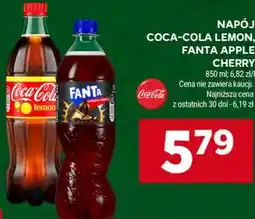Stokrotka NAPÓJ COCA-COLA LEMON, FANTA APPLE CHERRY oferta