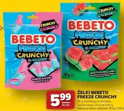 Stokrotka ŻELKI BEBETO FREEZE CRUNCHY oferta