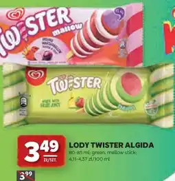 Stokrotka LODY TWISTER ALGIDA oferta