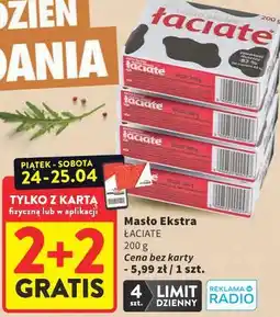Intermarche Masło Ekstra ŁACIATE oferta