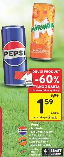 Intermarche Pepsi / Mirinda / Mountain Dew oferta