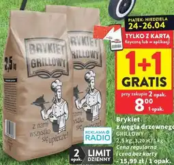 Intermarche Brykiet z węgla drzewnego oferta