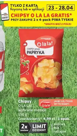 Intermarche Chipsy O LA LA! oferta