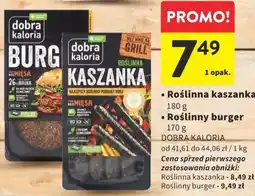 Intermarche Roślinna kaszanka/ Roślinny burger oferta