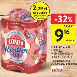Intermarche Radler 0,0% Łomża wybrane rodzaje oferta