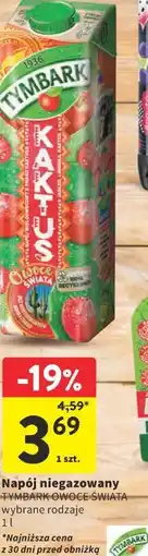 Intermarche Napój niegazowany Tymbark Owoce Świata oferta