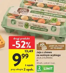 Intermarche Jaja z chowu na wolnym wybiegu JAJA Z KURNIKA M oferta