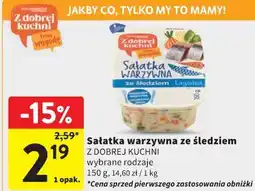 Intermarche Sałatka warzywna ze śledziem oferta