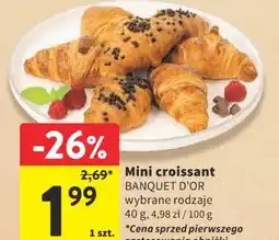 Intermarche Mini croissant BANQUET D'OR oferta