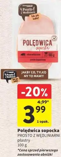 Intermarche Polędwica sopocka PROSTO Z WĘDLINIARNI oferta