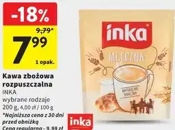 Intermarche Kawa zbożowa rozpuszczalna INKA oferta