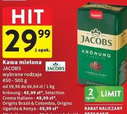Intermarche Kawa mielona JACOBS oferta
