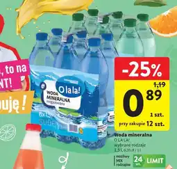 Intermarche Woda mineralna O LA LA! oferta