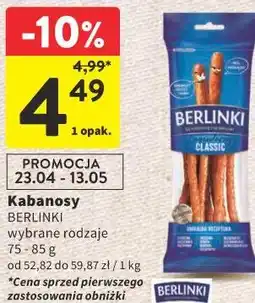Intermarche Kabanosy BERLINKI oferta