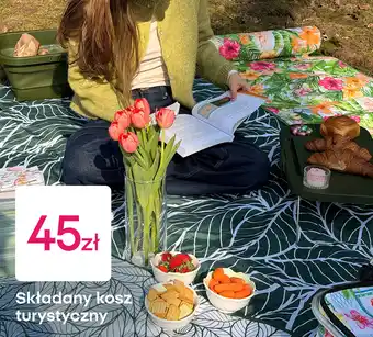 Składany kosz turystyczny