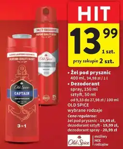 Intermarche Żel pod prysznic / Dezodorant OLD SPICE oferta