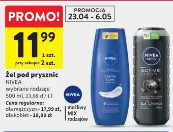 Intermarche Żel pod prysznic NIVEA oferta
