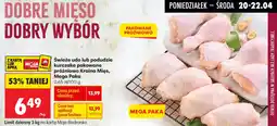 Biedronka Świeże udo lub podudzie kurczaka pakowane próżniowo Kraina Mięs, Mega Paka oferta