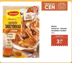 Biedronka Przyprawa Winiary Pomysł na... Soczyste skrzydełka z miodem oferta