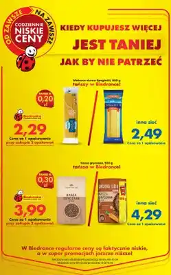 Biedronka Kasza gryczana prażona Plony Natury oferta