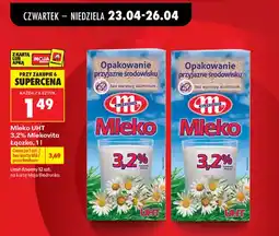Biedronka Mleko UHT Mlekovita Łączka 3,2% oferta
