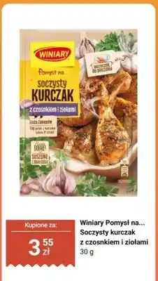 Biedronka Winiary Pomysł na... Soczysty kurczak z czosnkiem i ziołami oferta