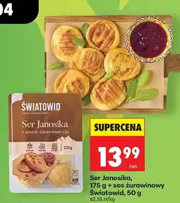 Biedronka Ser Janosika z sosem żurawinowym Światowid oferta