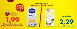 Biedronka Mleko UHT Mleczna Dolina 1,5% oferta