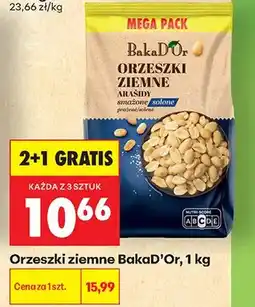 Biedronka Orzeszki ziemne solone BakaD'Or oferta