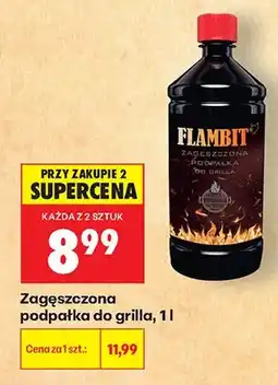 Biedronka Zagęszczona podpałka do grilla Flambit oferta