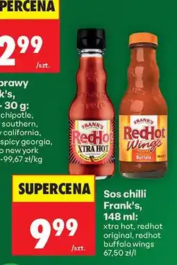 Biedronka Sos chilli Frank's RedHot Xtra Hot oferta