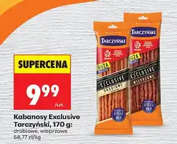 Biedronka Kabanosy Exclusive drobiowe Tarczyński oferta