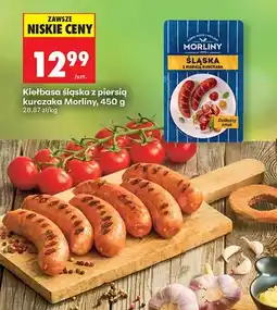 Biedronka Kiełbasa śląska z piersią kurczaka Morliny oferta
