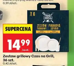Biedronka Zestaw grillowy Czas na Grill 36szt oferta