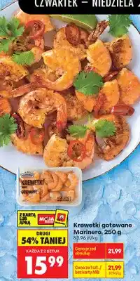 Biedronka Krewetki gotowane białe Marinero oferta