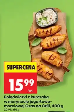 Biedronka Polędwiczki z kurczaka w marynacie jogurtowo-morelowej Czas na Grill oferta