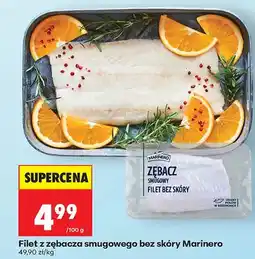 Biedronka Filet z zębacza smugowego bez skóry Marinero oferta