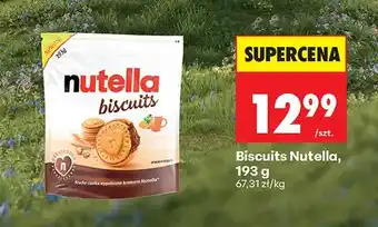 Biedronka Biscuits Nutella oferta
